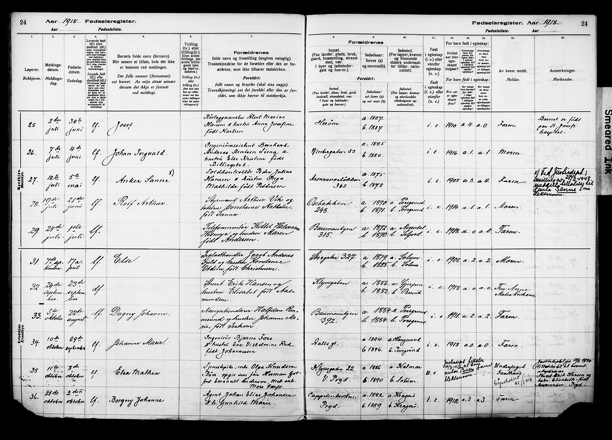 Stillborn child of Erik and Elisabeth Hansen in 23 Sep 1918.jpeg