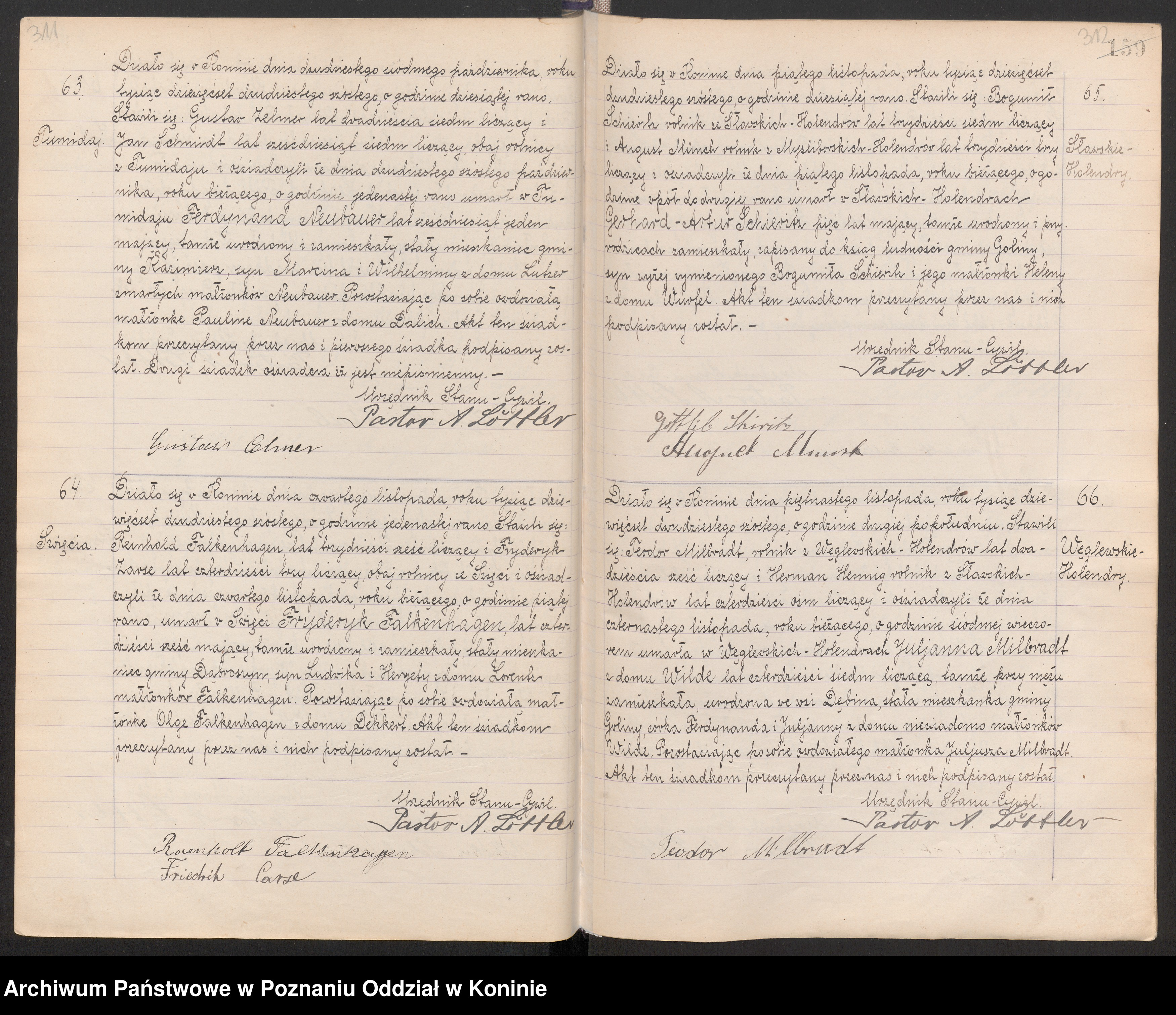 MILBRADT, Julianna, b , DR, 1926, Szukajwarchiwach, No. 66, scan 159 of 190, Konin.jpg