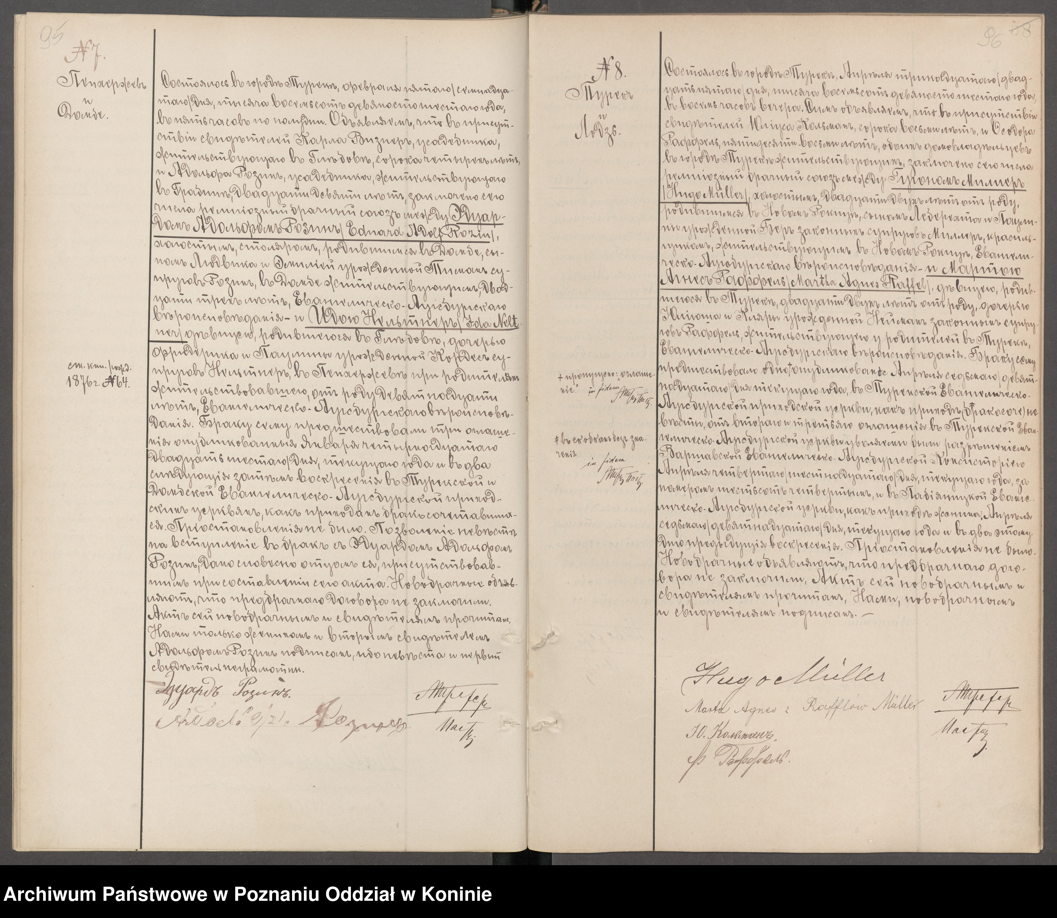 ROSIN, Edward Adolf, b 1872, MR, 1896, Adeline Neltner, Szukawarchiwach, no. 7, scan 51 of 83, Turek.jpg