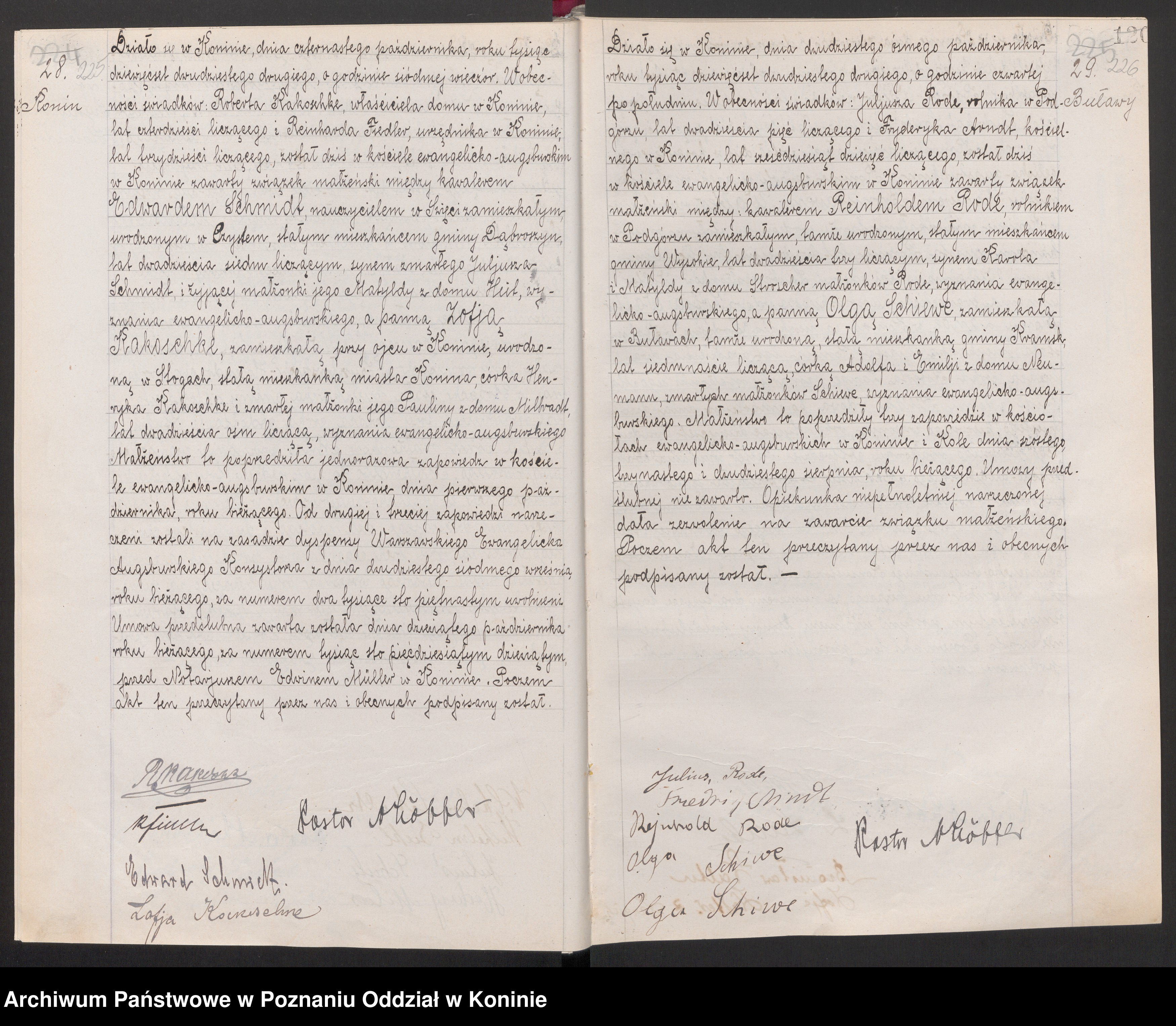 KAKOSCHKE, Sophie b , MR, 1922. Edward Schmidt, Szukajwachiwach, no. 28, scan 117 of 226, Konin, Poland.jpg