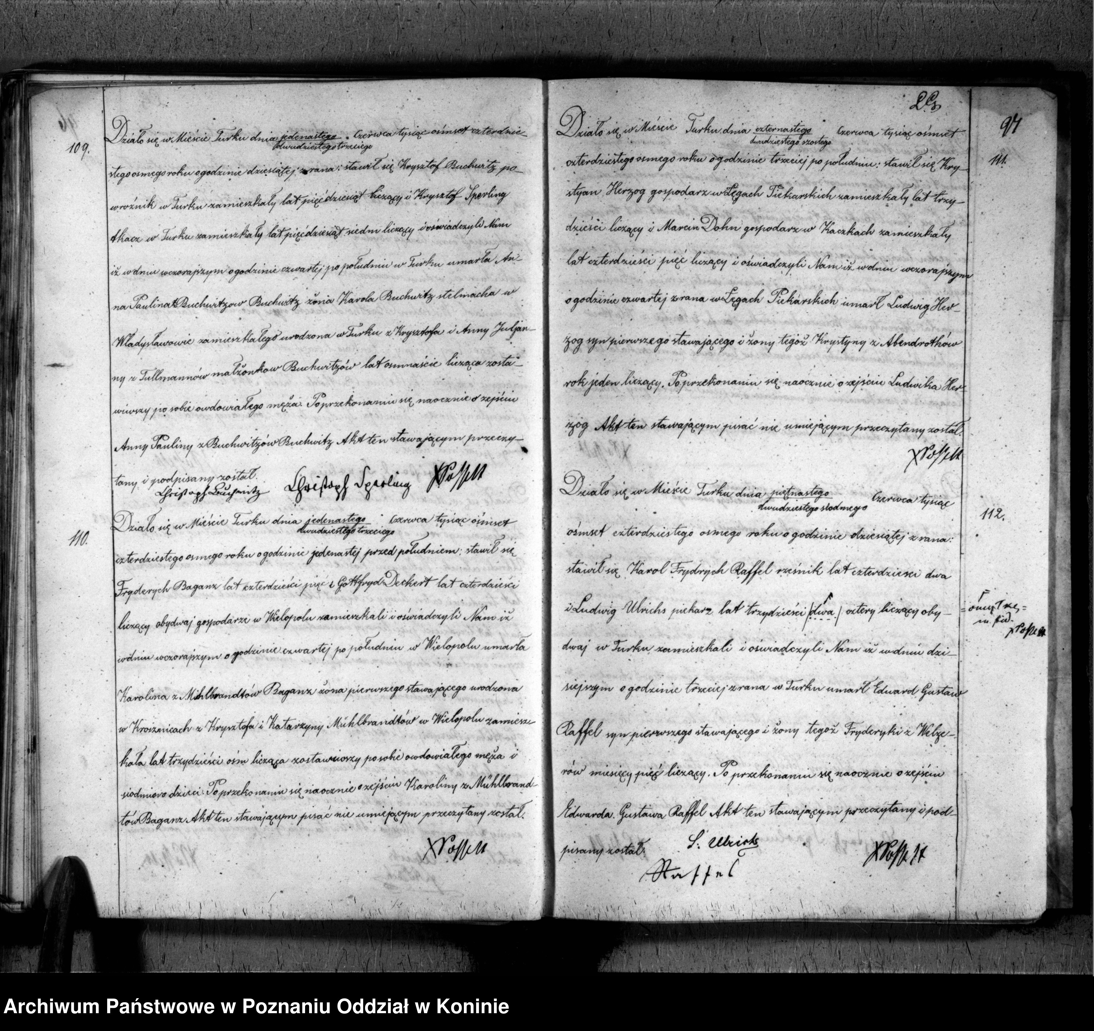 MILBRADT, Karolina, b 1813, DR, 1848, Szukajwarchiwach, scan 99 of 122, no. 110, Turek.jpg