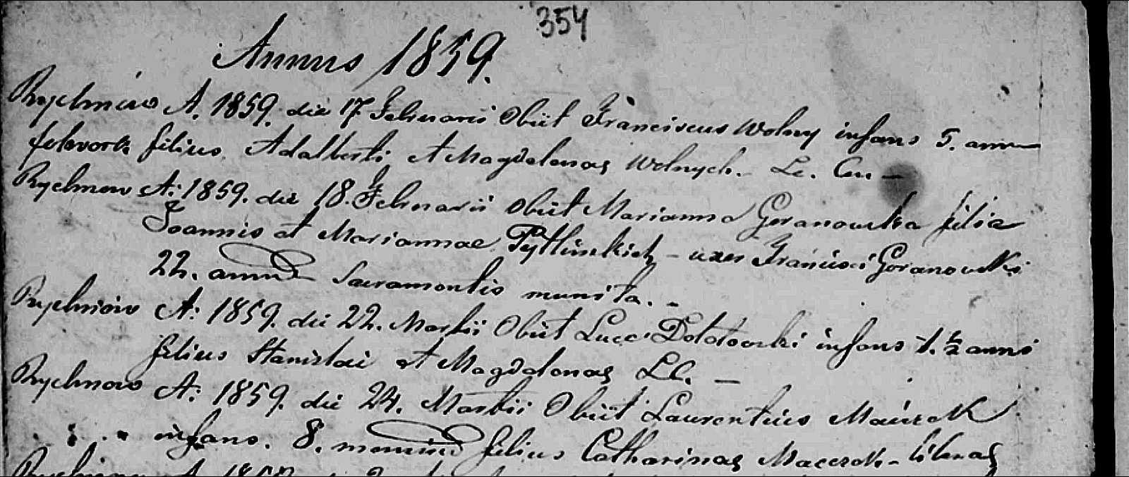 Death Lucja Doltowski 1859 22 March.jpg