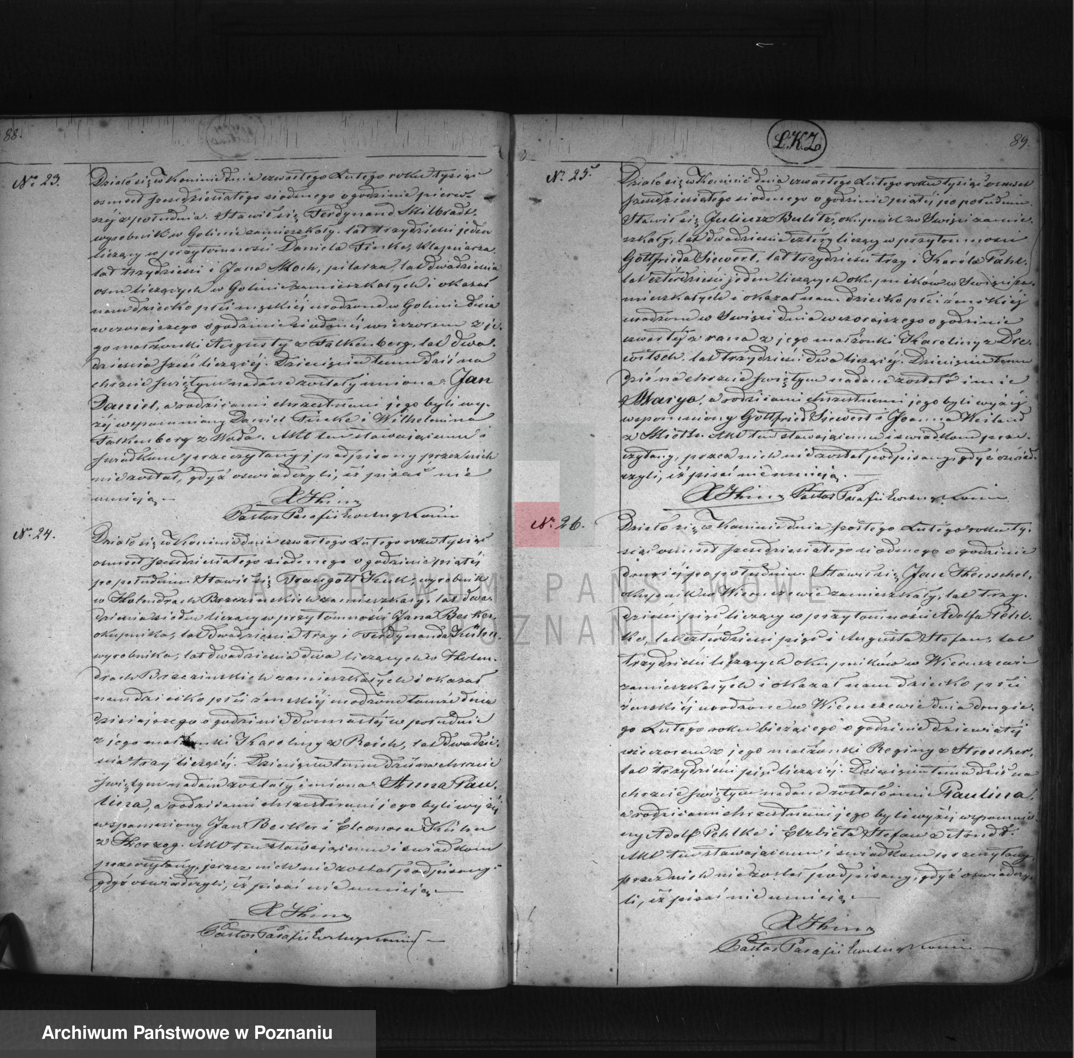 MILBRADT, Jan Daniel, b 1867, BR, 1867, Szukajwarchiwach, No. 23, scan 47 of 337, Konin.jpg