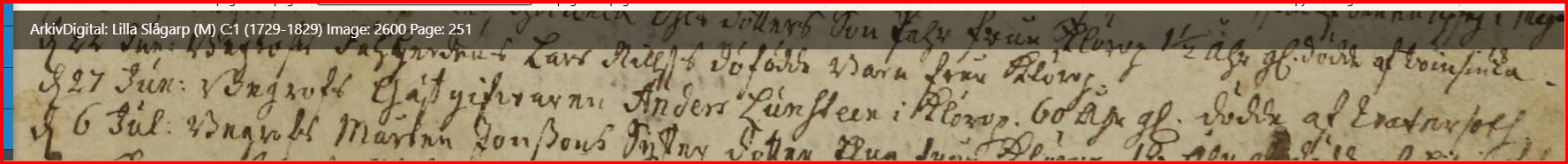 1760_Buried_27 June_Anders Lundsten_Innkeeper in Klörup_Lilla Slågarp.png