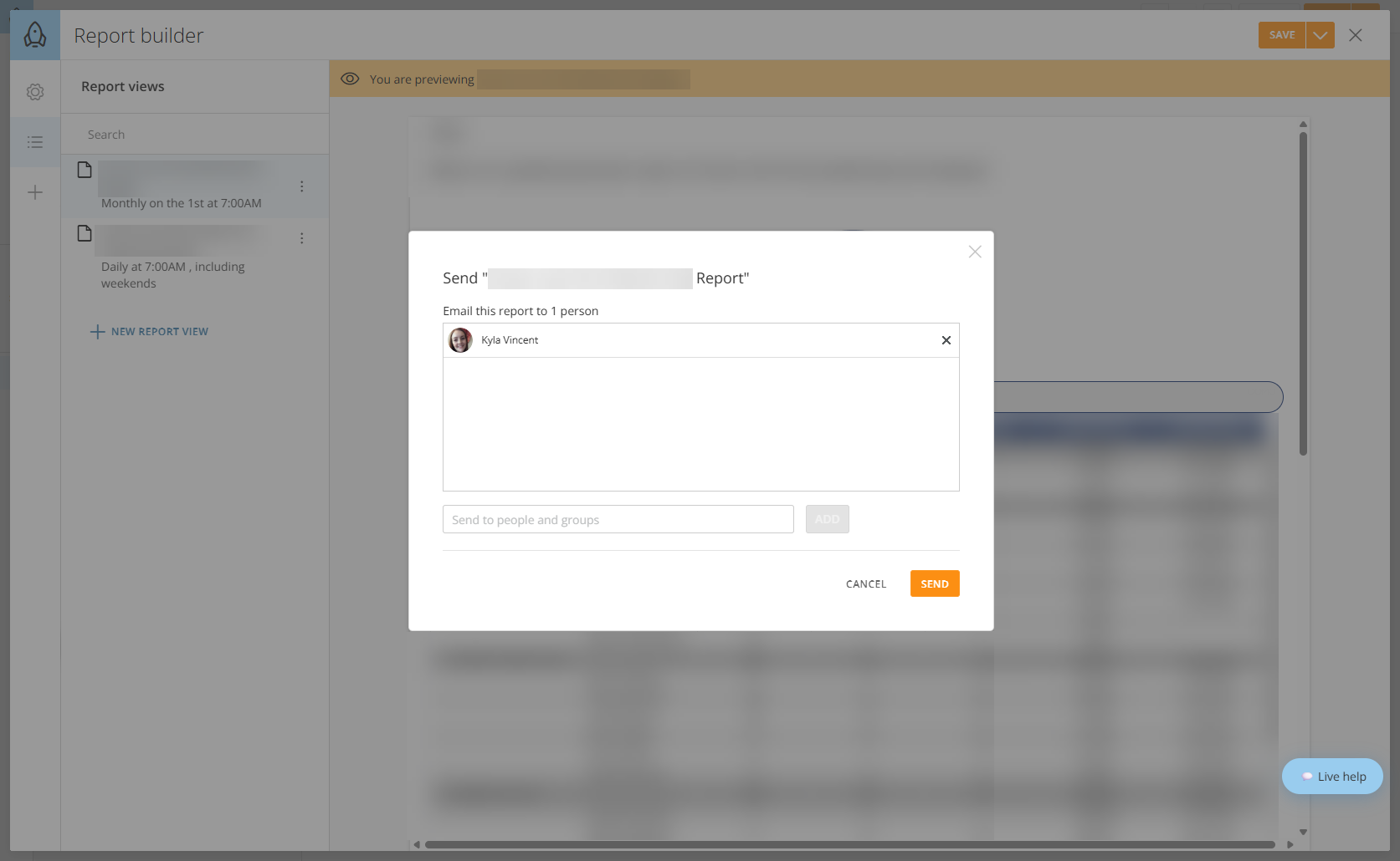 Send Now within Report Builder - Domo Community Forum