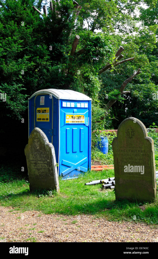 a-portable-toilet-for-workmen-renovating-the-church-tower-at-burgh-E67A5C.jpg