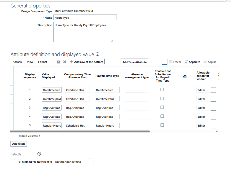 Regular Attribute Not Auto‑Populating in Time Card When Attribute Type ...