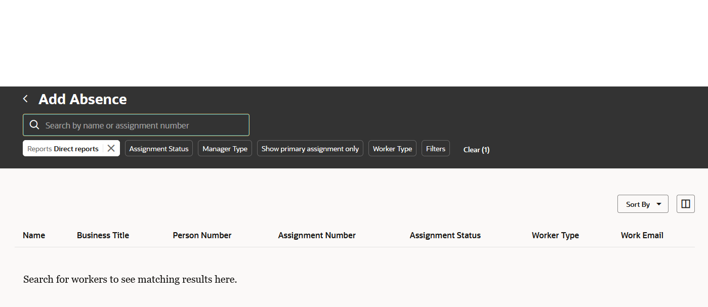 My Team > Add Absence Redwood — Cloud Customer Connect