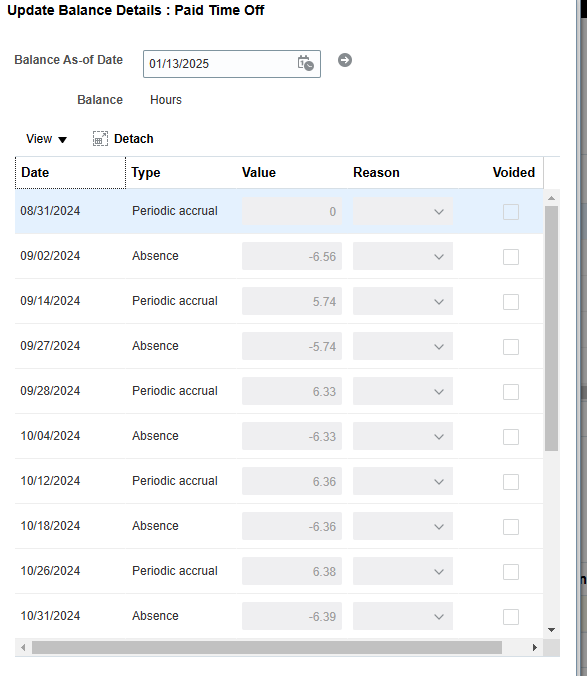 Term Date change causes oldest Periodic Accrual in Absence plan to ...
