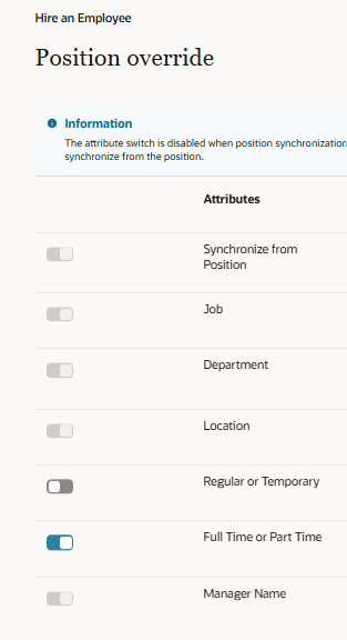 Hide Attributes in position override — Cloud Customer Connect