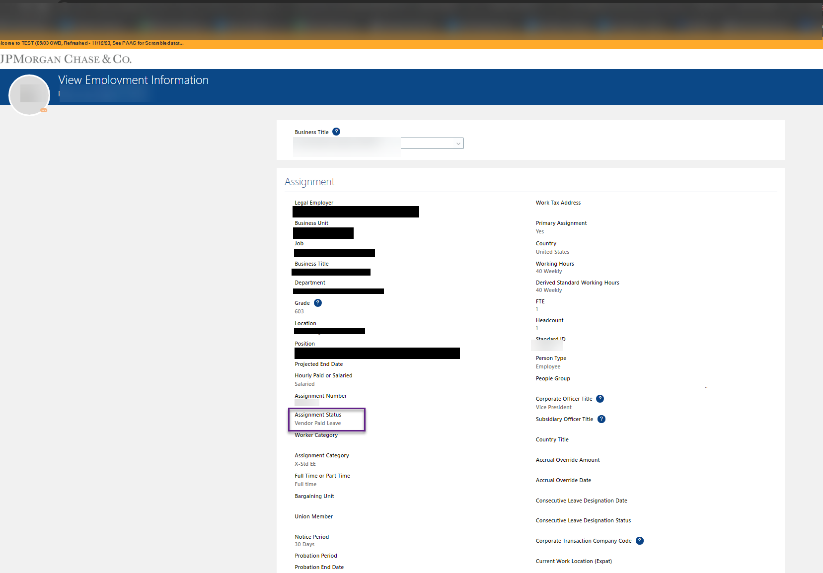How to consider Assignment Status in Performance Document Approval ...