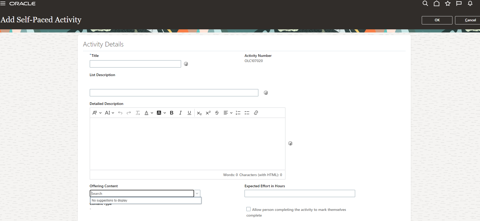 Admin unable to see content while creating self paced offering — Cloud ...