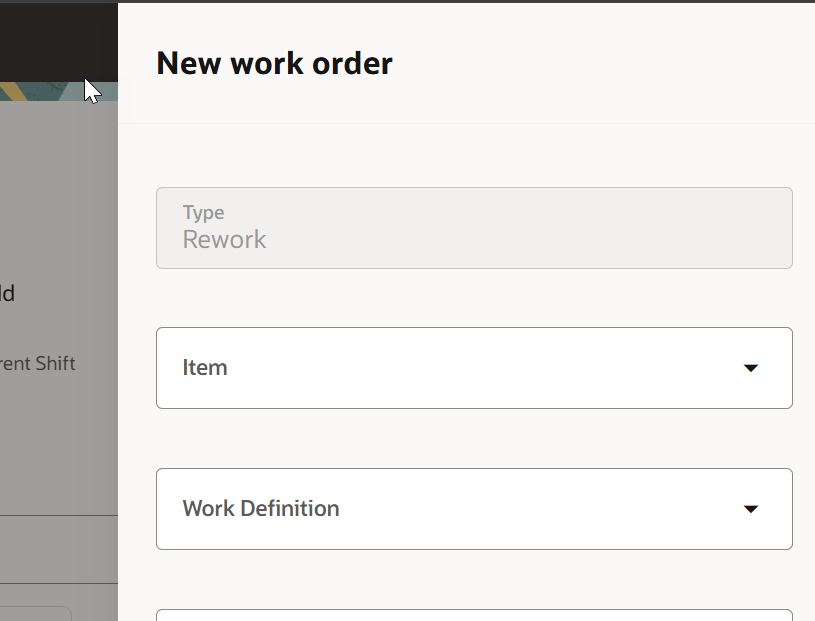 overview of rework work orders Images High Quality... Does Production supervisor workbench only support creation rework work ...