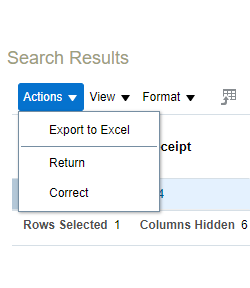 How to cancel or reverse the Receipt for Amount based Service type PO ...