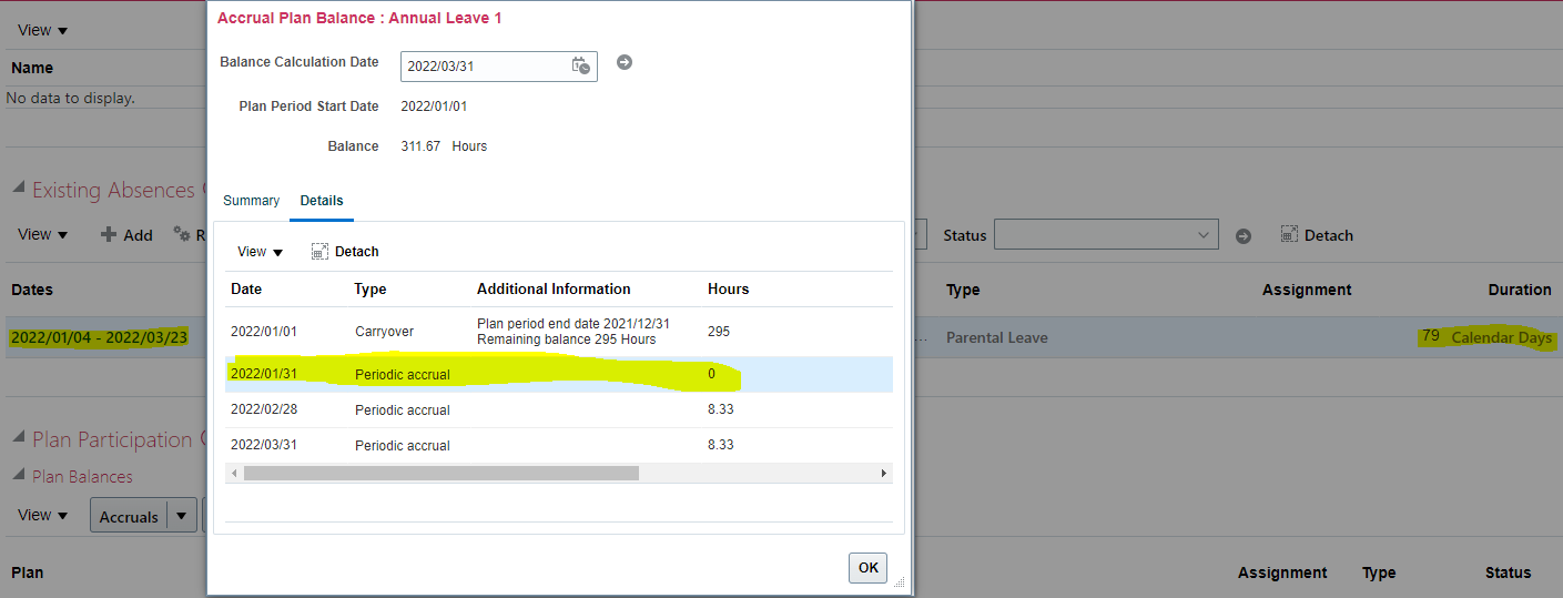 How to get absences between 2 dates in accrual matrix formula — Cloud ...