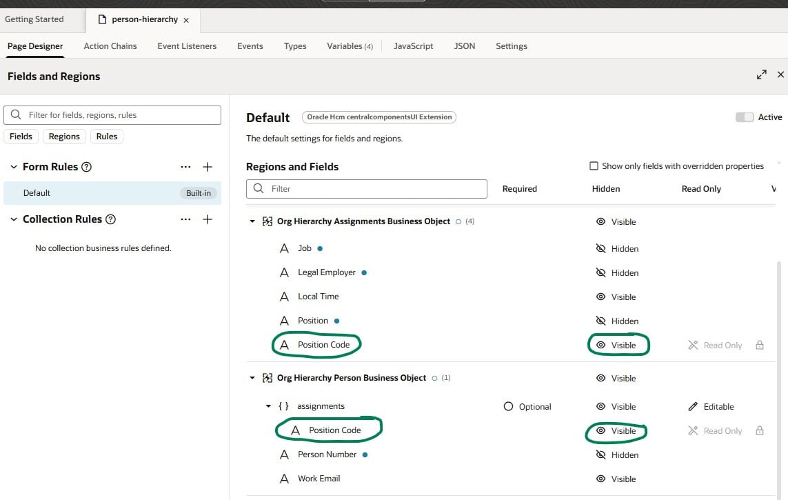 Position Code not displaying in Org Hierarchy and Connections page ...