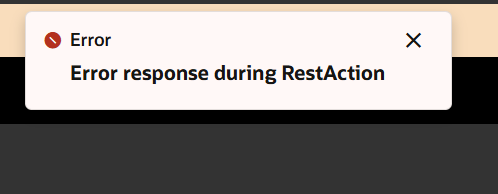 Error Response During RestAction When Accessing ‘Team Activity Center ...