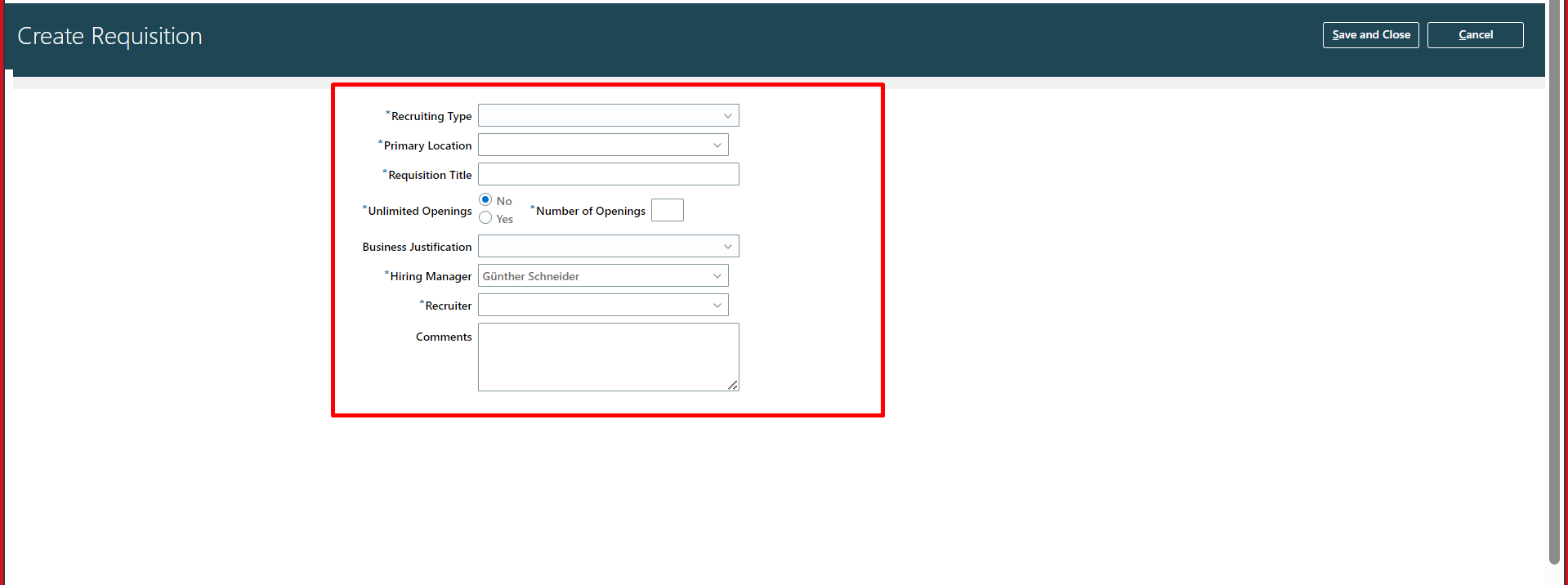 Oracle Workforce Modelling Can fields be added under Workforce Modelling Page? — Cloud Customer ...