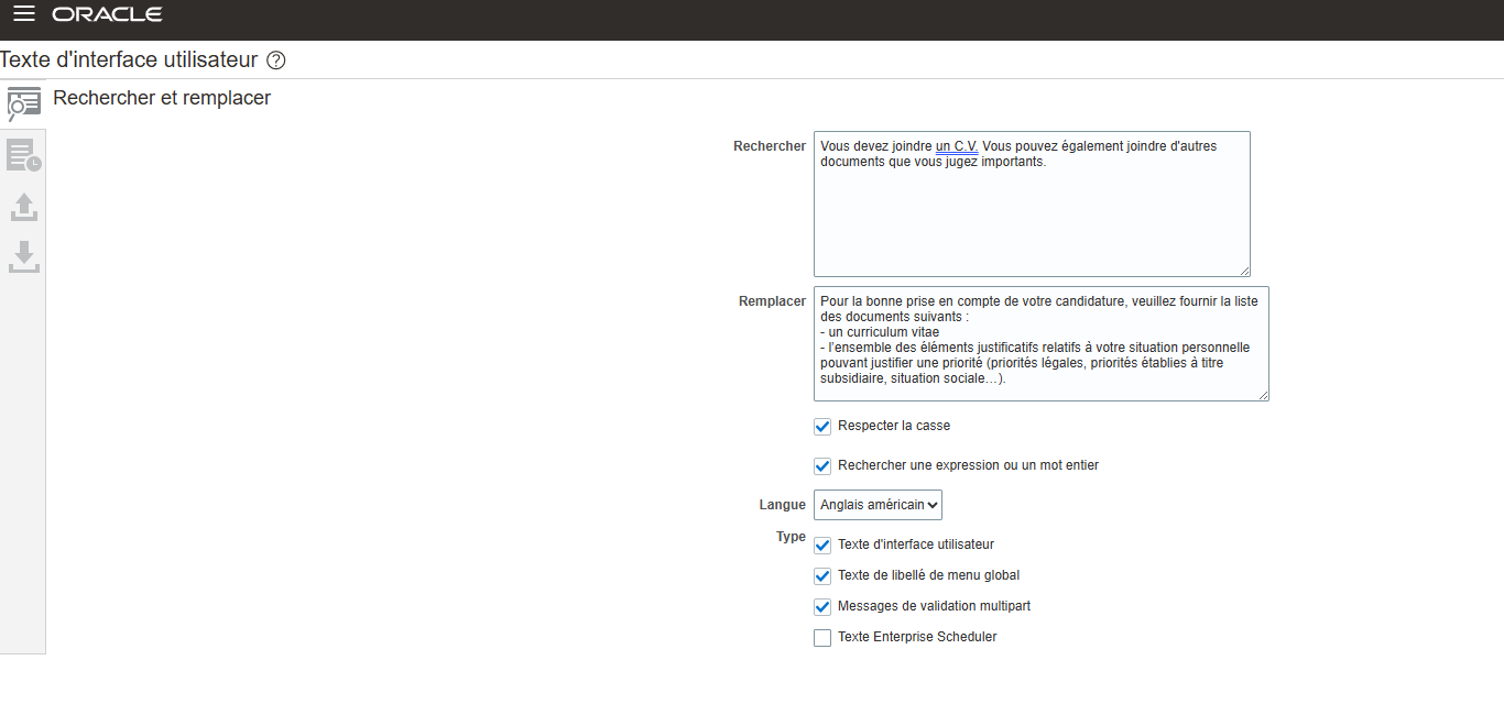 How to add multi-line text using Interface Text in a sandbox in Oracle ...