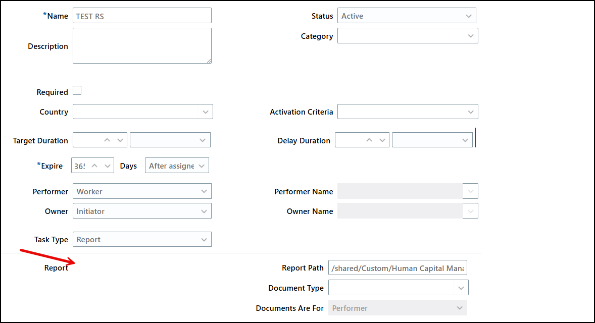 Report not attaching to Report Task when path is added — Cloud Customer ...