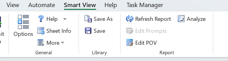 Edit prompt option not working in smartview — Cloud Customer Connect
