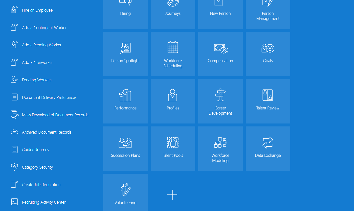 unable to access workforce structure — Cloud Customer Connect