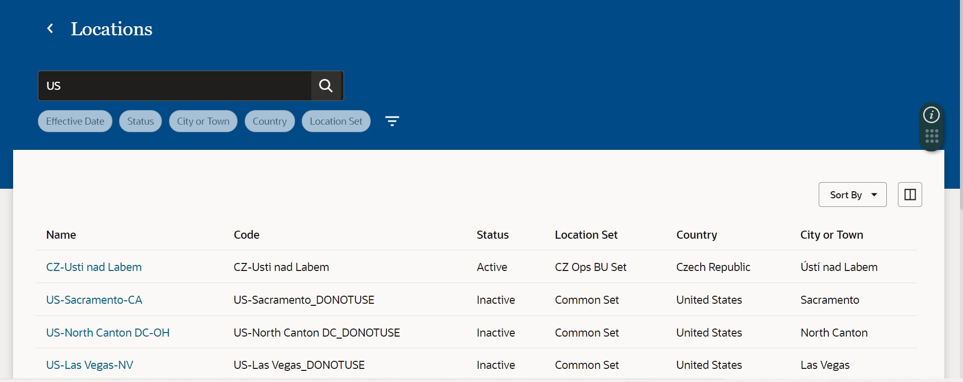 Add location button is missing in Redwood Location page — Cloud ...