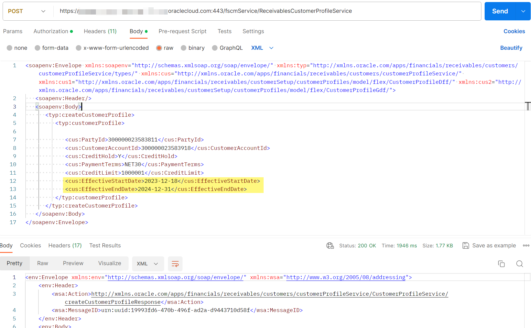 How to create a new line of Profile History by SOAP ...