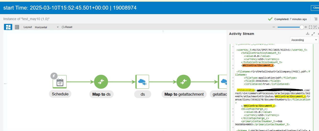 How to fetch Child link output in REST API — Cloud Customer Connect
