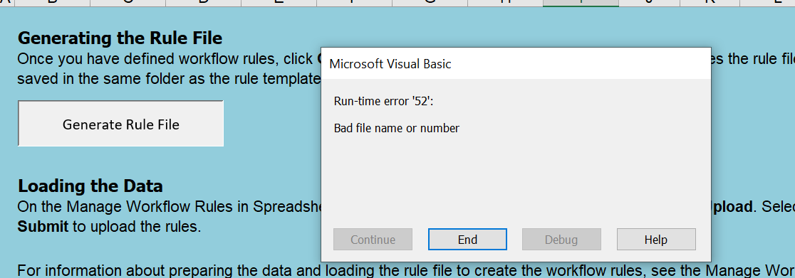 ap approval file run time error — Cloud Customer Connect