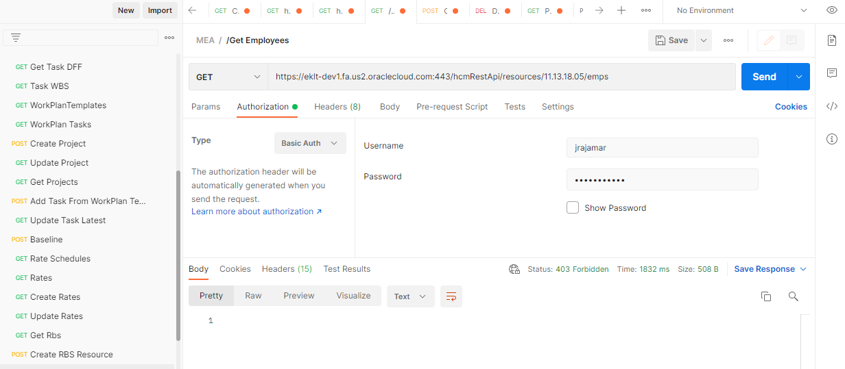 Facing issue with the API to get employee details — Cloud Customer Connect