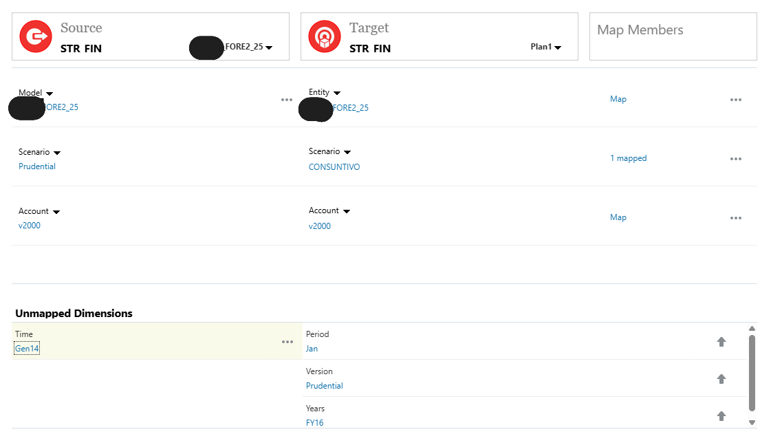 Data maps between Model and Cube — Cloud Customer Connect
