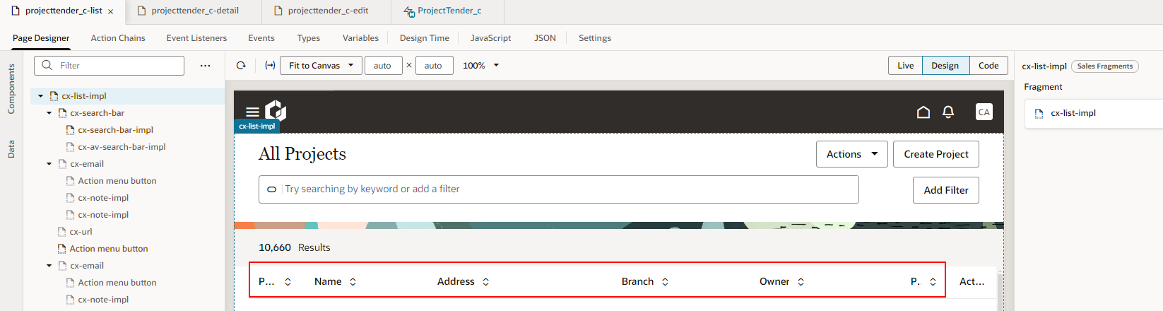How to modify the List Page Columns of Custom Object Extension in ...