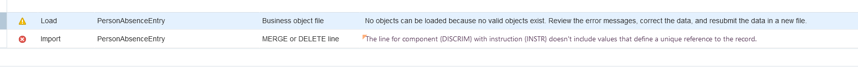 Person Absence Entry HDL — Cloud Customer Connect