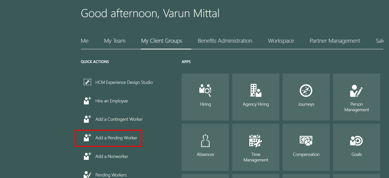 Modify list of values for 'PROPOSED WORKER TYPE' on 'ADD PENDING WORKER ...