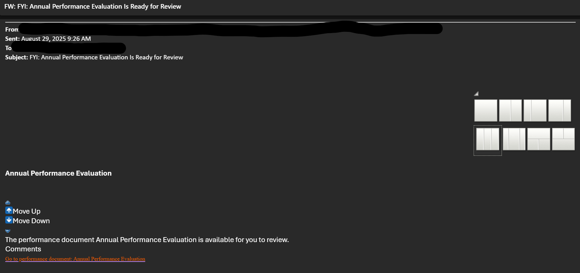 How to modify Performance FYI notification email? — Cloud Customer Connect