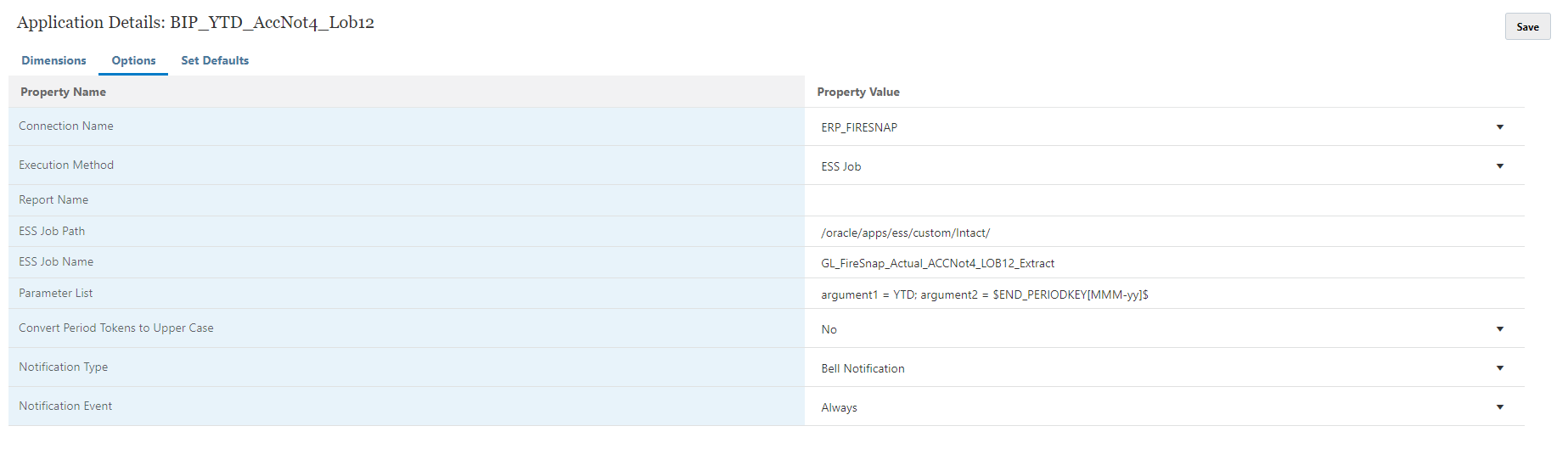 Time Out in EPM application while invoking BIP report — Cloud Customer ...
