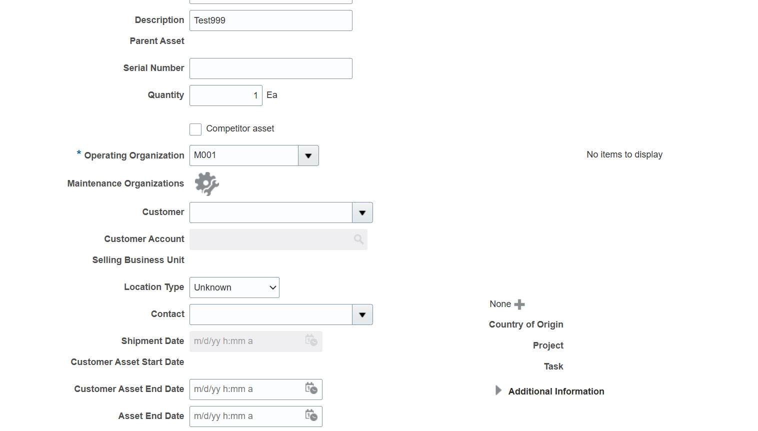 Attributes Ui Manage Assets - Create Asset UI attributes - Clarifications requested ...