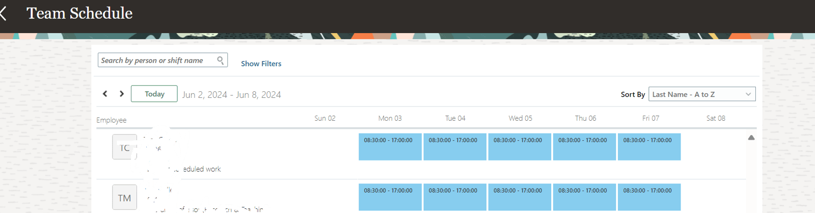 How to enable Team Schedules in Redwood UI — Cloud Customer Connect