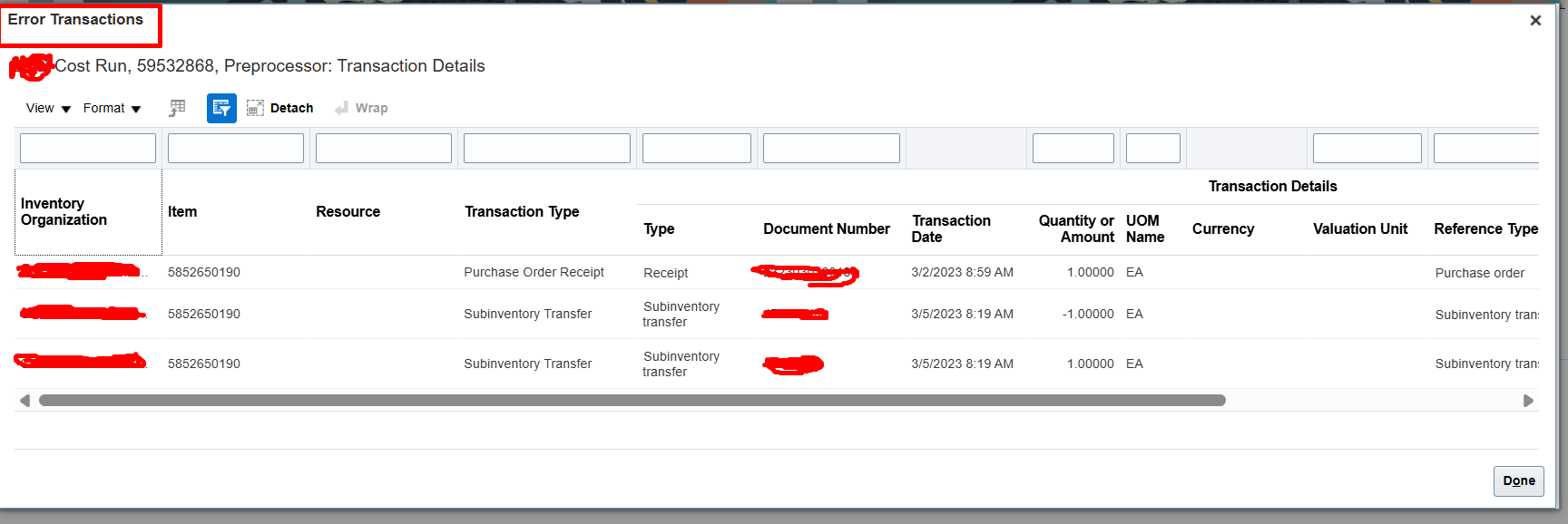 Costing errors for item due to changing inventory asset flag without ...