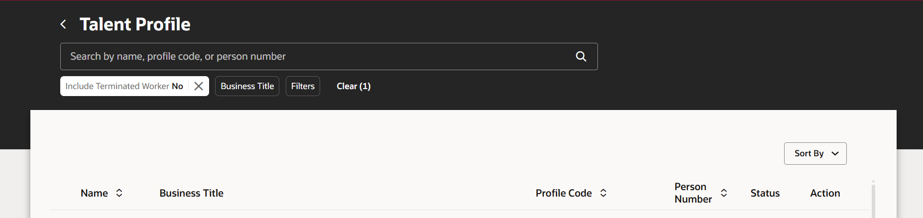 Rename talent profile header label with User Interface Text = blank ...