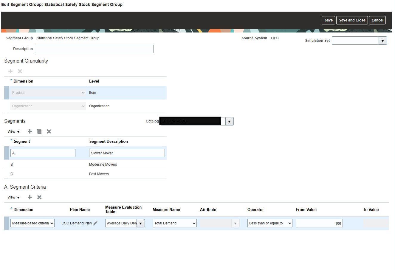 How to use the replenishment plan for measure based segment criteria in ...