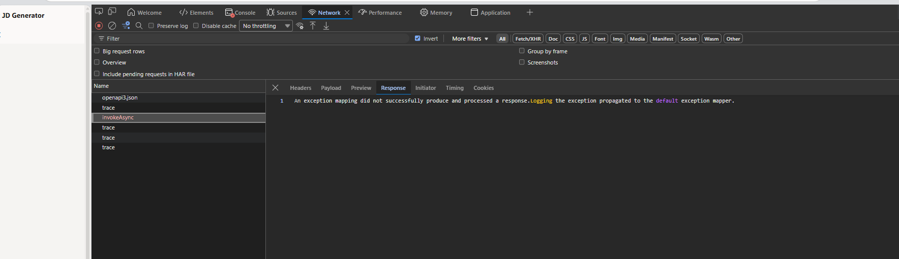 Getting 500 Error while running the AI agents after 26B update — Cloud ...