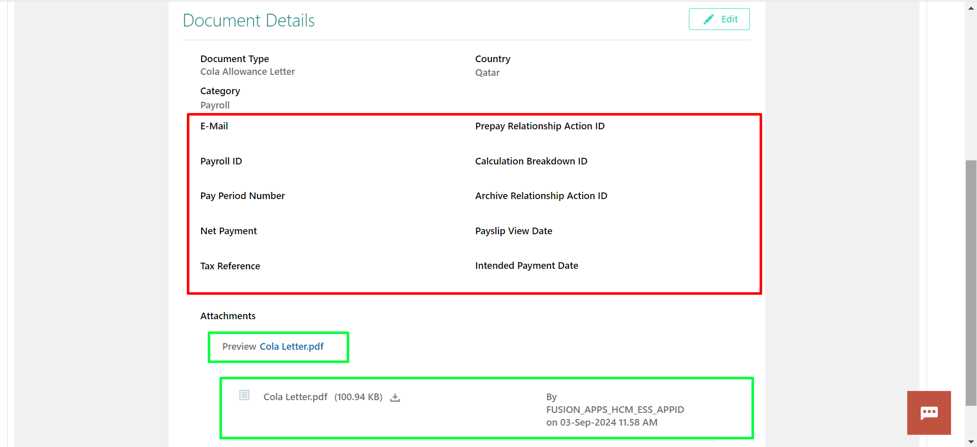 Unwanted Fields Displayed After Document Type Load — Cloud Customer Connect