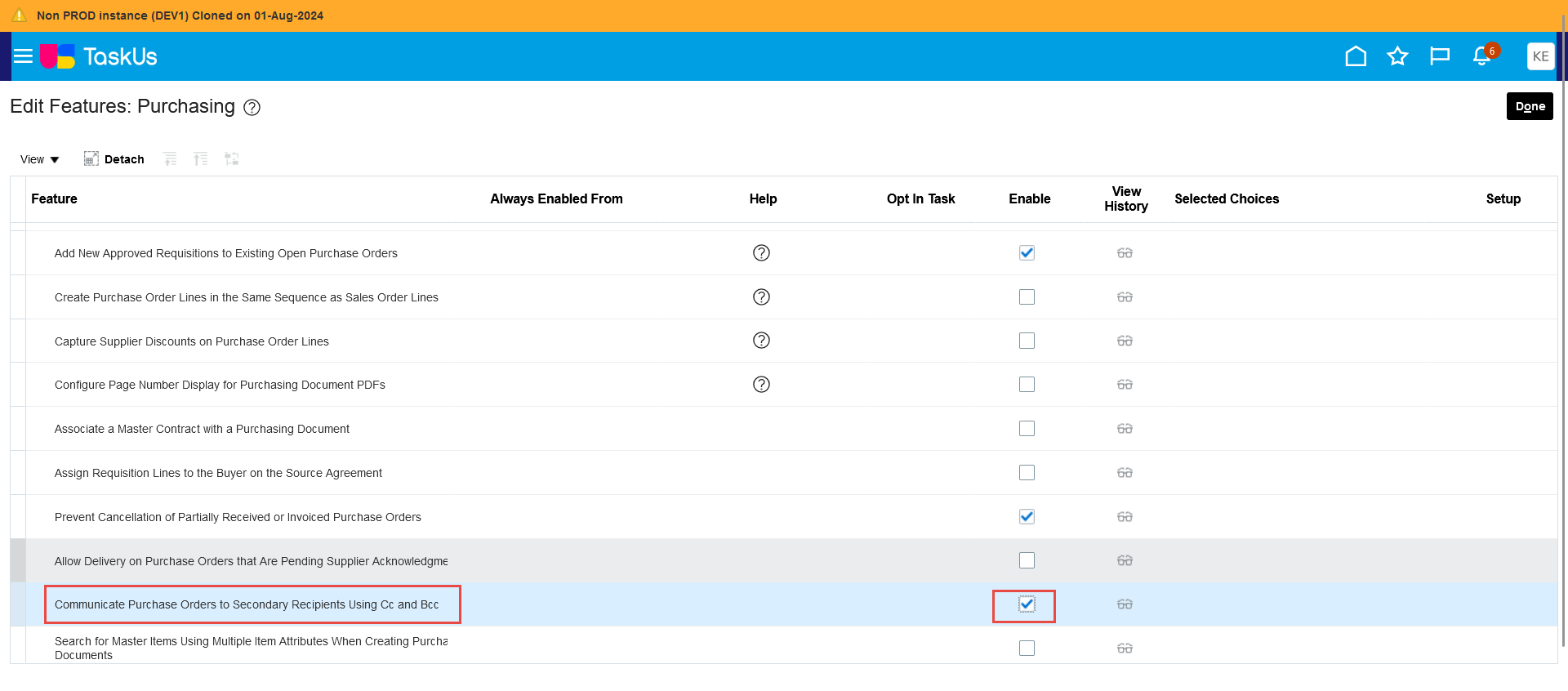 How to Enable CC and BCC communication method in PO — Cloud Customer ...