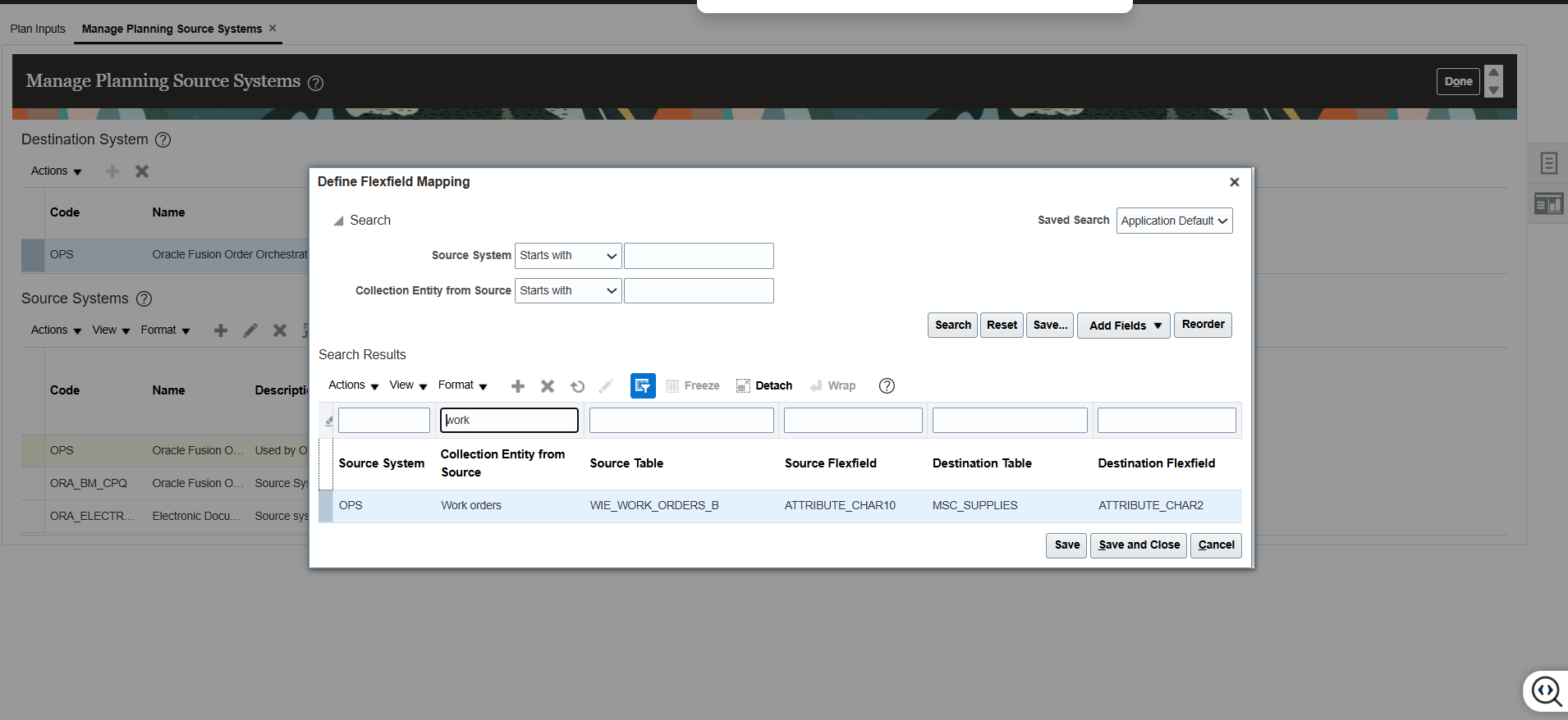 Attribute from work order header not showing up in plan inputs — Cloud ...
