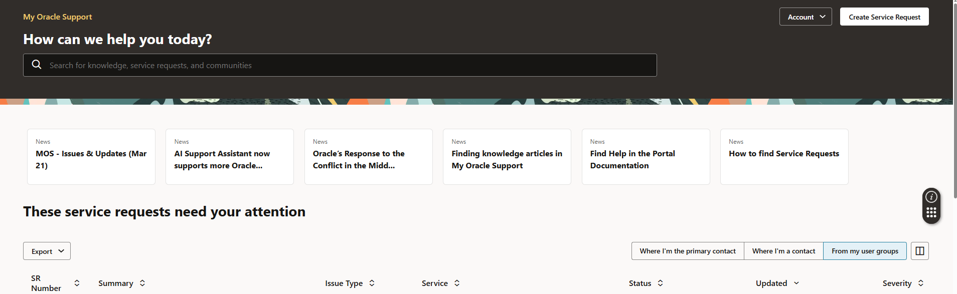 How to add a new support identifier to my Oracle account so that I can ...