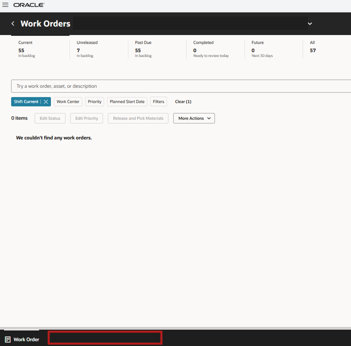 Not able to see Scheduling and Assignments Tab in Work Order ...