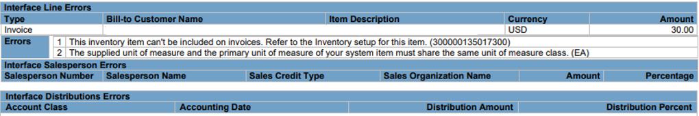 Error in DOO Import Autoinvoice — Cloud Customer Connect