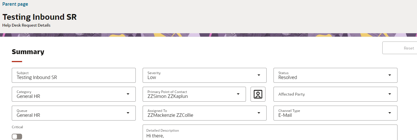 Difference between reassign and transfer service request — Cloud ...